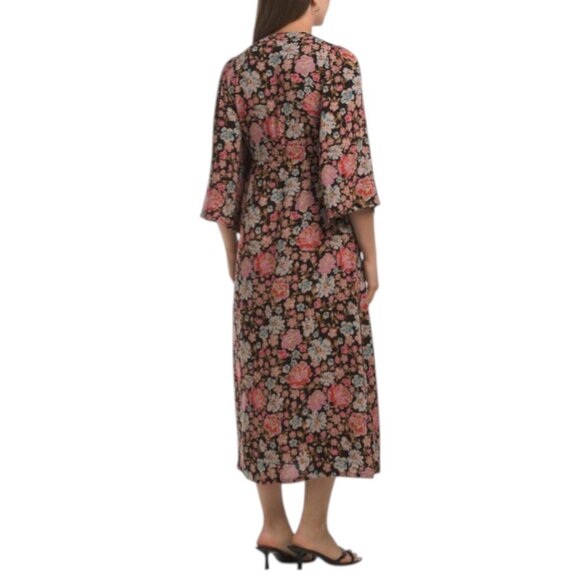 SALTWATER LUXE Three-quarter Sleeve Maxi Dress - Picture 2 of 3